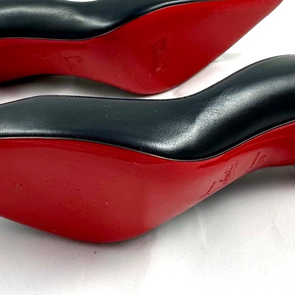 Christian Louboutin Apostrophe 85 Heels Size 39, black nappa - Picture 4 of 10